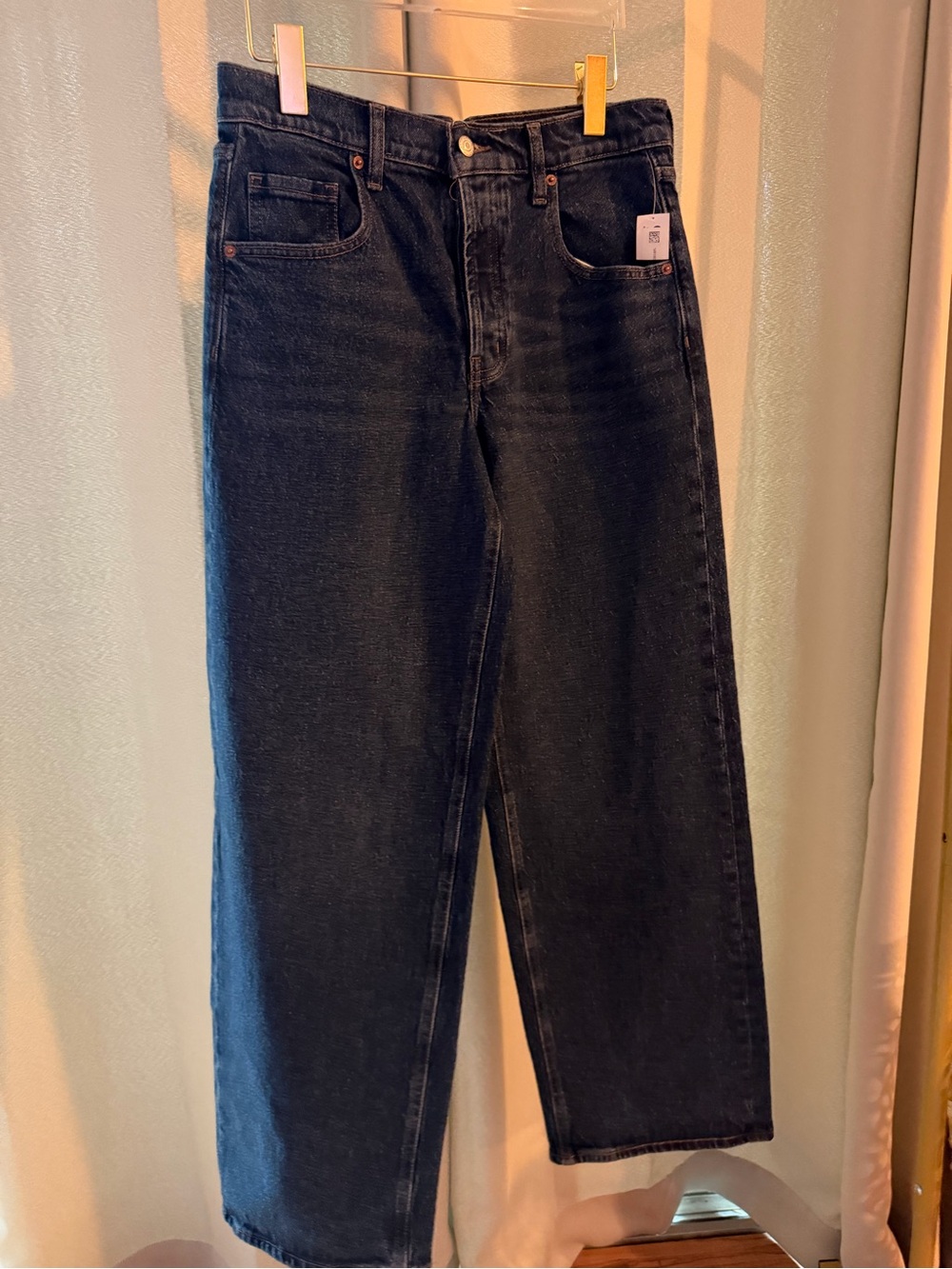 Old Navy Men's Dark Black Relaxed Jeans
